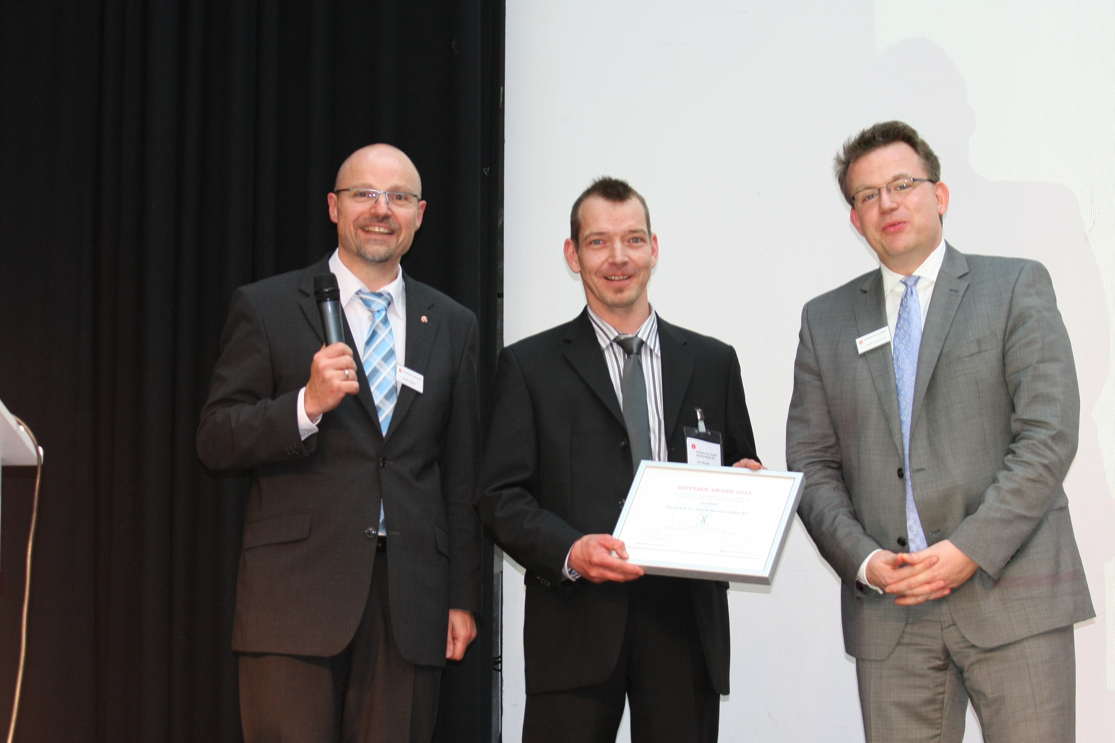 Qualitätsauszeichnung bei Firma Windmöller und Hölscher in Lengerich 2013
