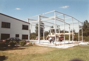 Hallenanbau 1991