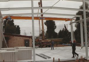 Hallenanbau 1991